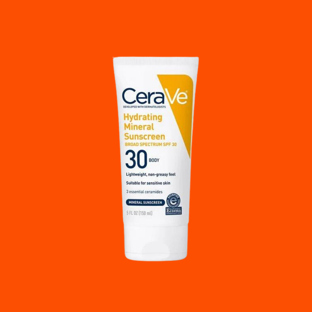 CeraVe Hydrating Mineral Sunscreen SPF 30 Body