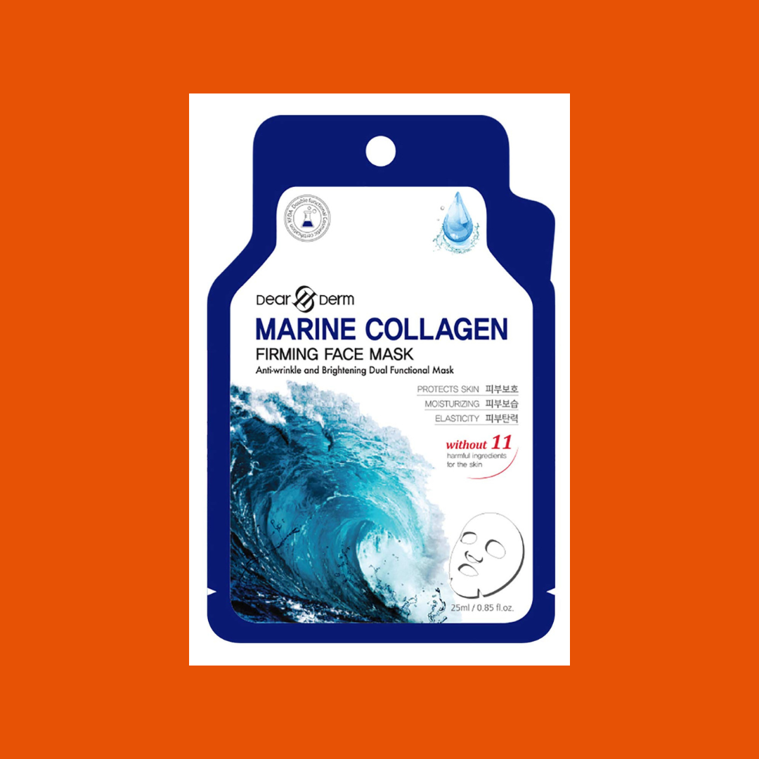 DEARDERM MARINE COLLAGEN FIRMING FACE MASK